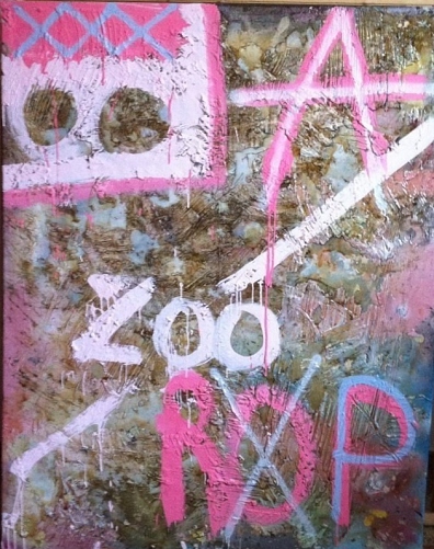 170X190cm. Mixed Media. Marrakech. 2014. cc private - &copy; Antony Tapiero