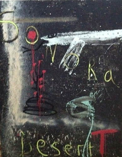 140X180X7cm. Mixed Media on Canvas. Marrakech 2014. cc private - &copy; Antony Tapiero