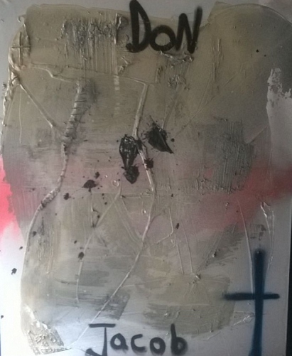 150X190X7cm. Mixed Media on Canvas. Lille 2014. cc private - &copy; Antony Tapiero