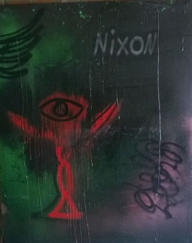 150X190X7cm. Mixed Media on Canvas. Lille 2014. cc private - &copy; Antony Tapiero