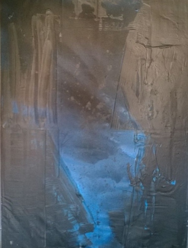 160X200X7cm. Mixed Media on Canvas. Lille 2014. cc private - © Antony Tapiero