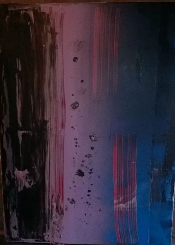 160X200X7cm. Mixed Media on Canvas. Lille 2014. cc private - © Antony Tapiero