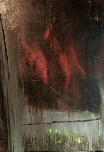 160X200X7cm. Mixed Media on Canvas. Lille 2014. cc private - &copy; Antony Tapiero